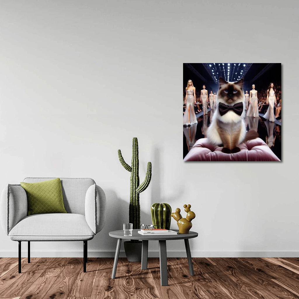 Burmese Grace on the Catwalk: Elegance and Style for Fashion and Cat Lovers