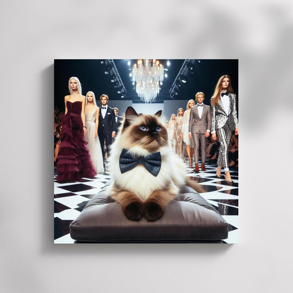 Birman Cat on the Catwalk: Grace and Style in the Fashion World