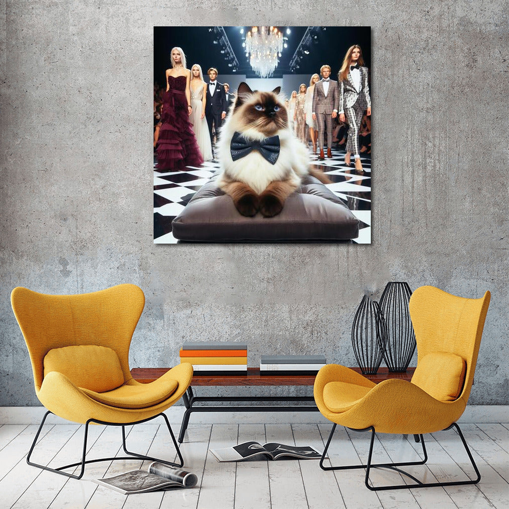 Birman Cat on the Catwalk: Grace and Style in the Fashion World