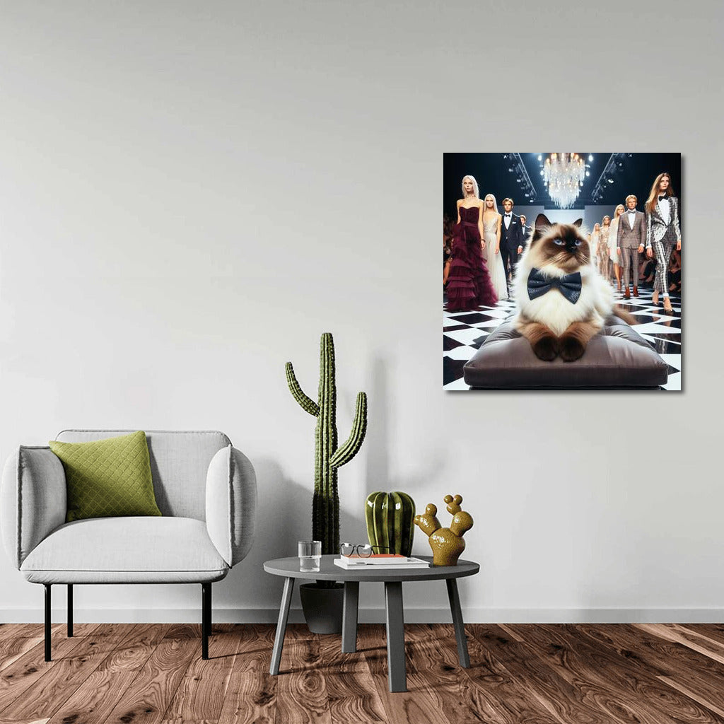 Birman Cat on the Catwalk: Grace and Style in the Fashion World