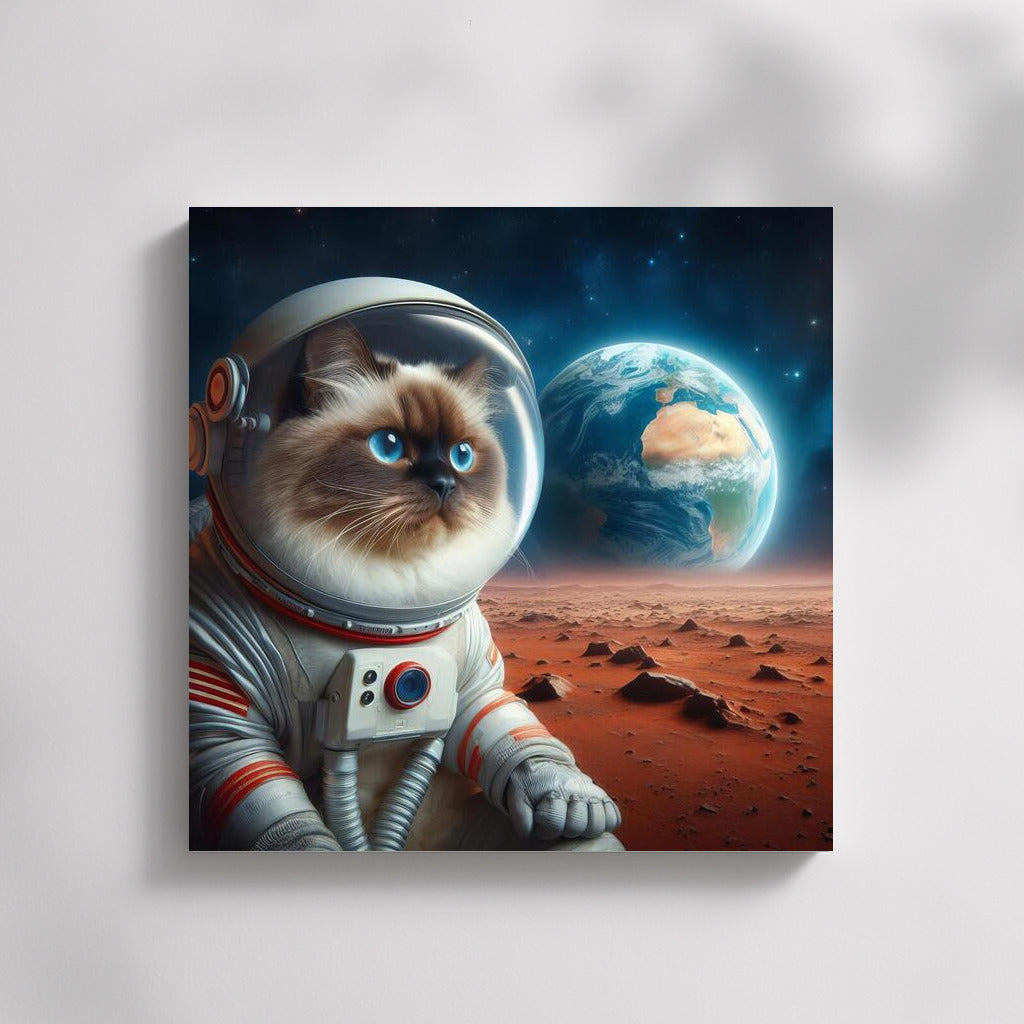 Burmese Cat in a Spacesuit: Martian Dreams of Earth