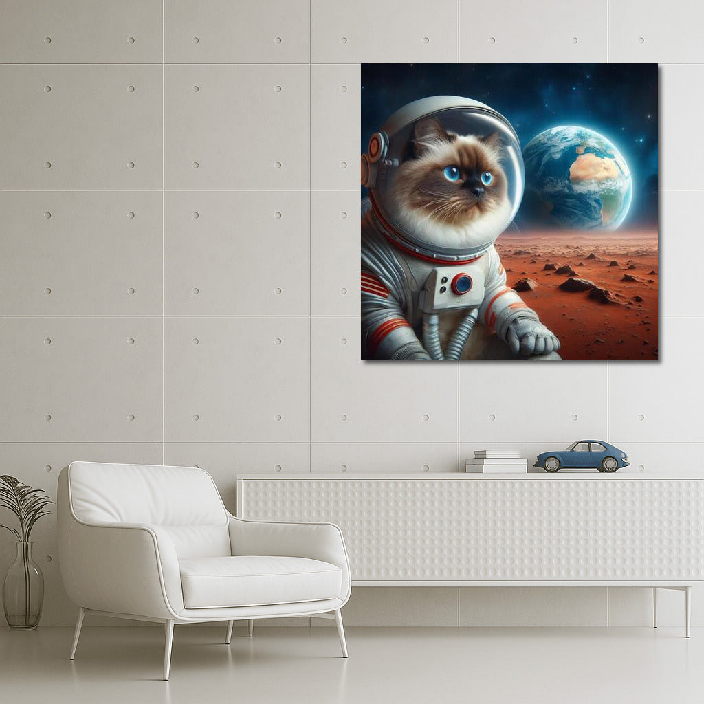 Burmese Cat in a Spacesuit: Martian Dreams of Earth