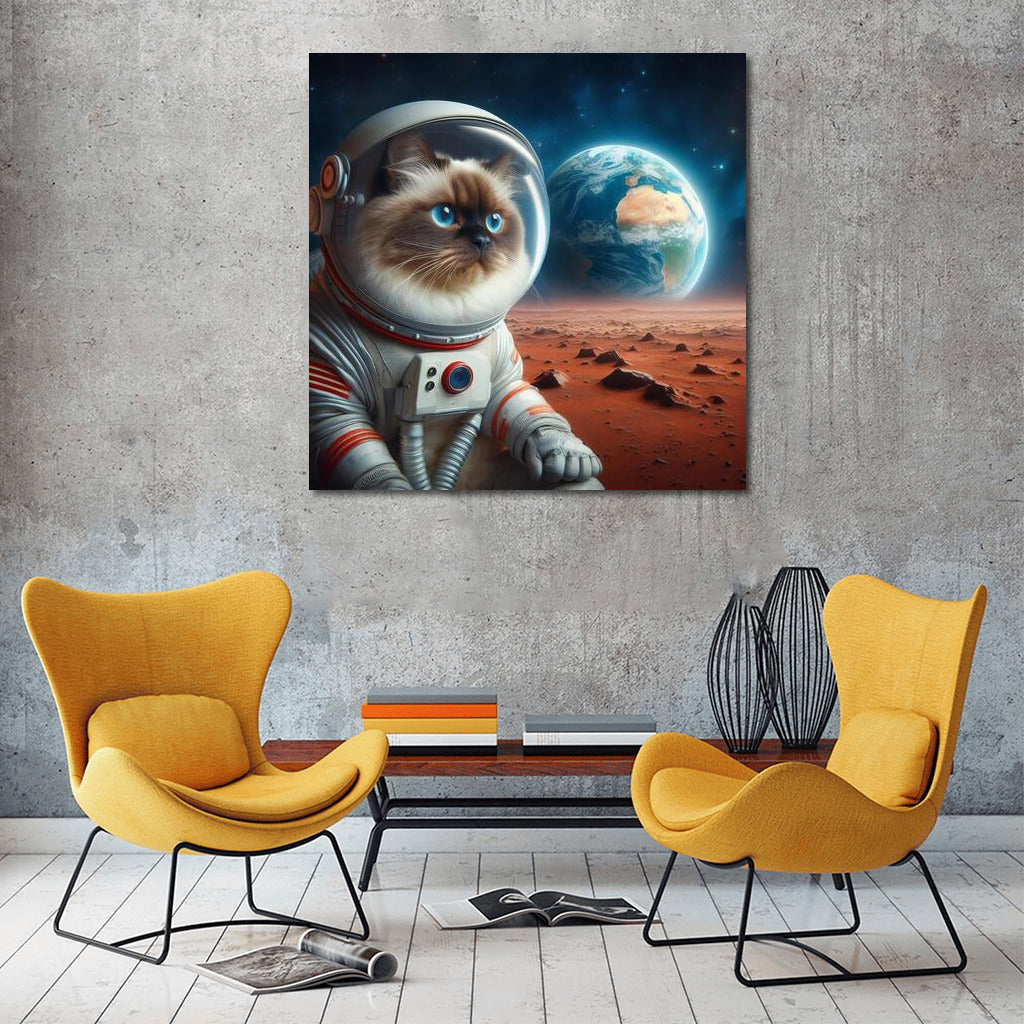 Burmese Cat in a Spacesuit: Martian Dreams of Earth