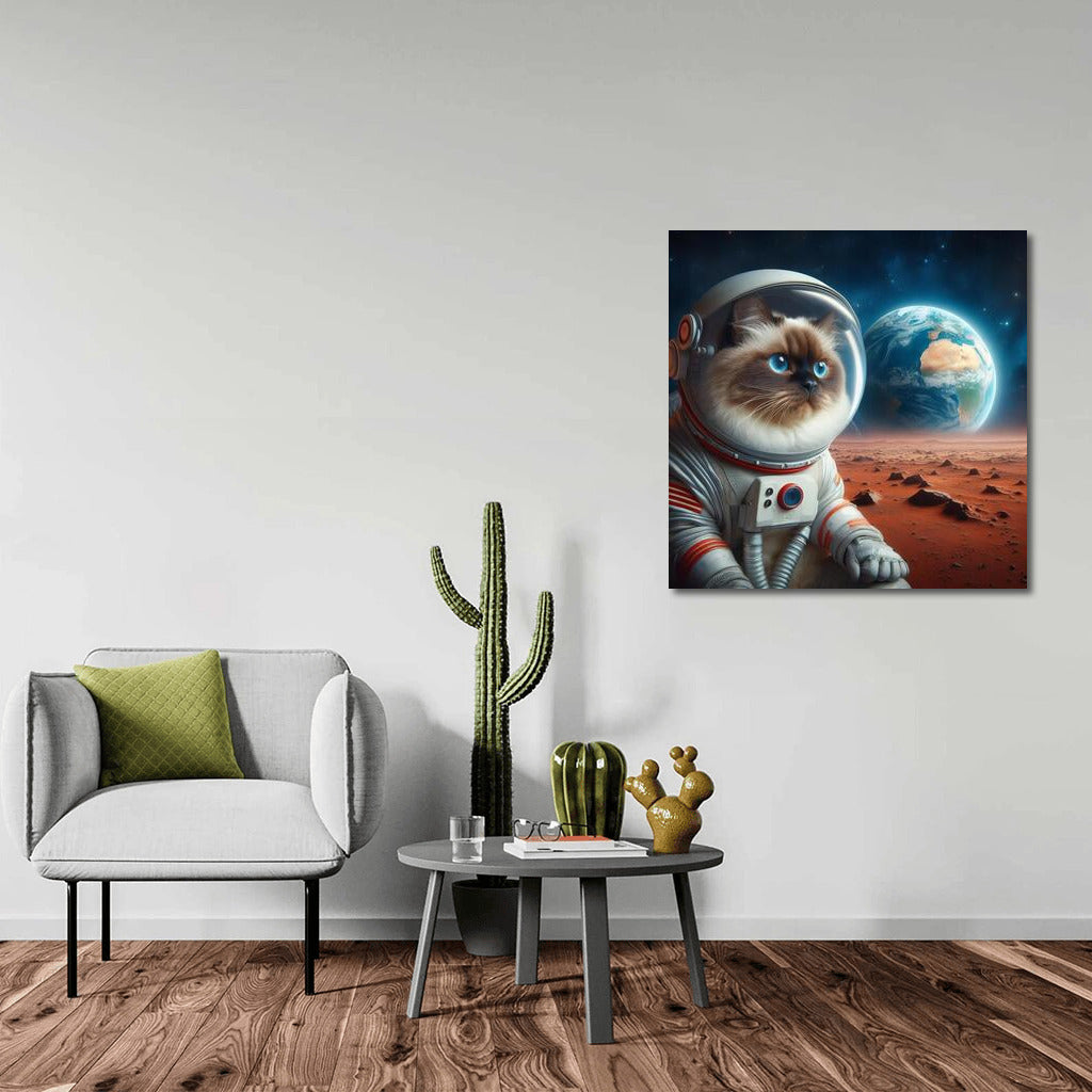 Burmese Cat in a Spacesuit: Martian Dreams of Earth