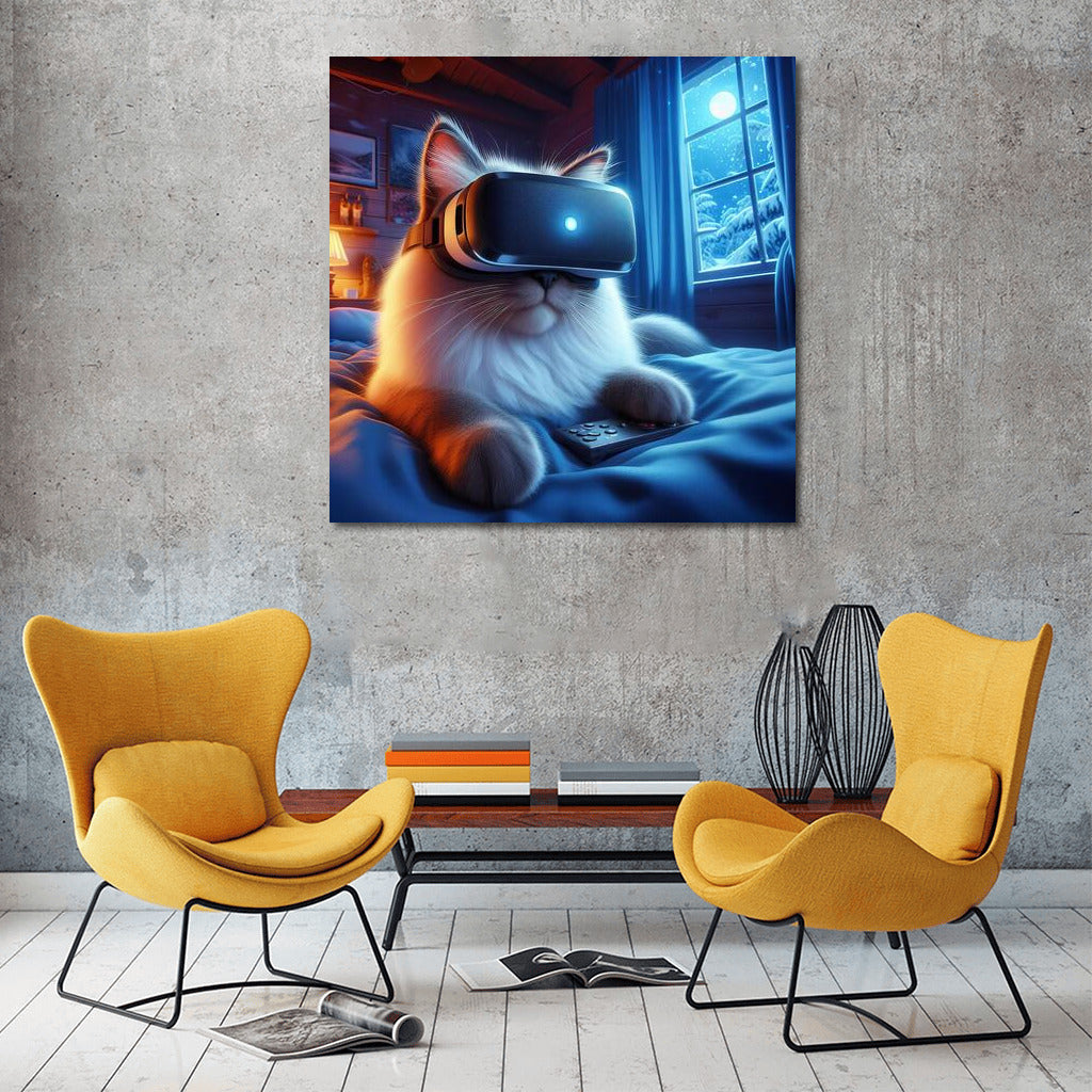 Burmese Cat in Virtual Reality: Dive into a Fantasy World