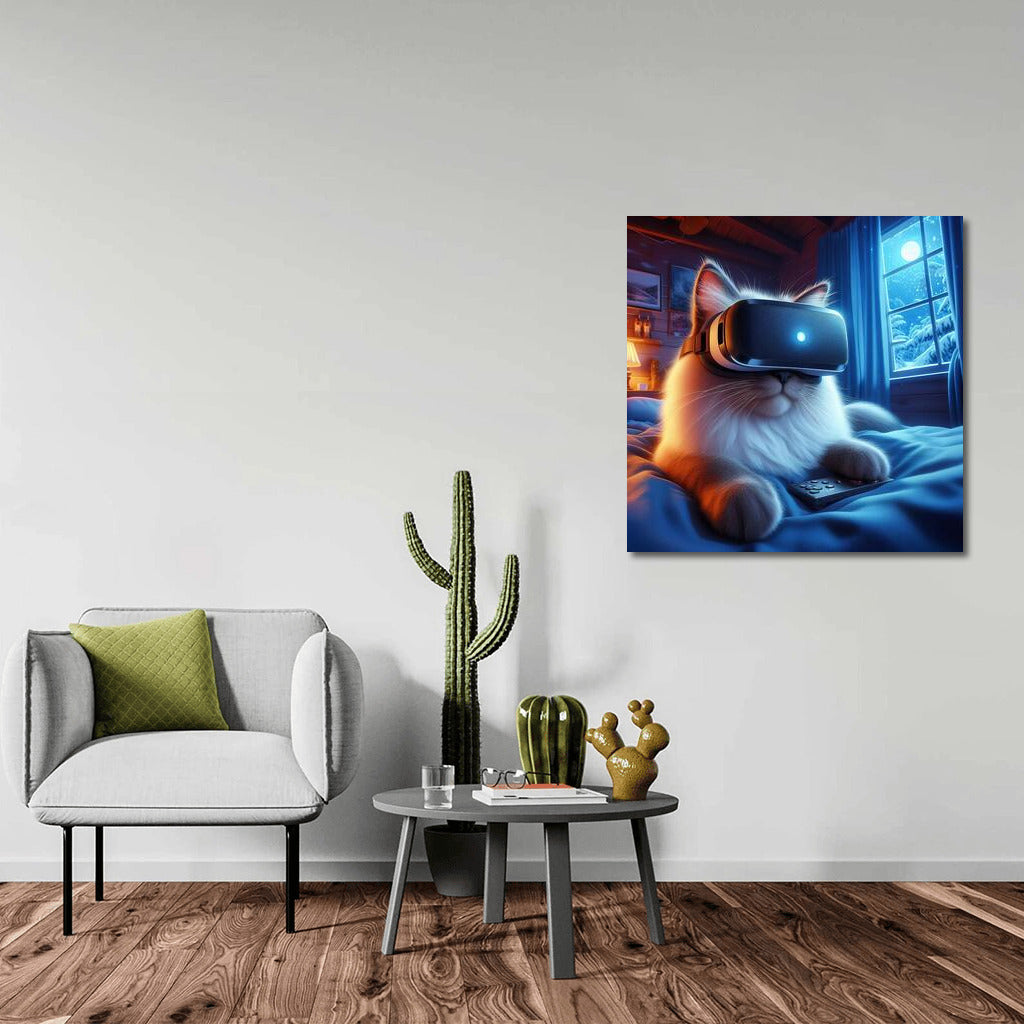 Burmese Cat in Virtual Reality: Dive into a Fantasy World