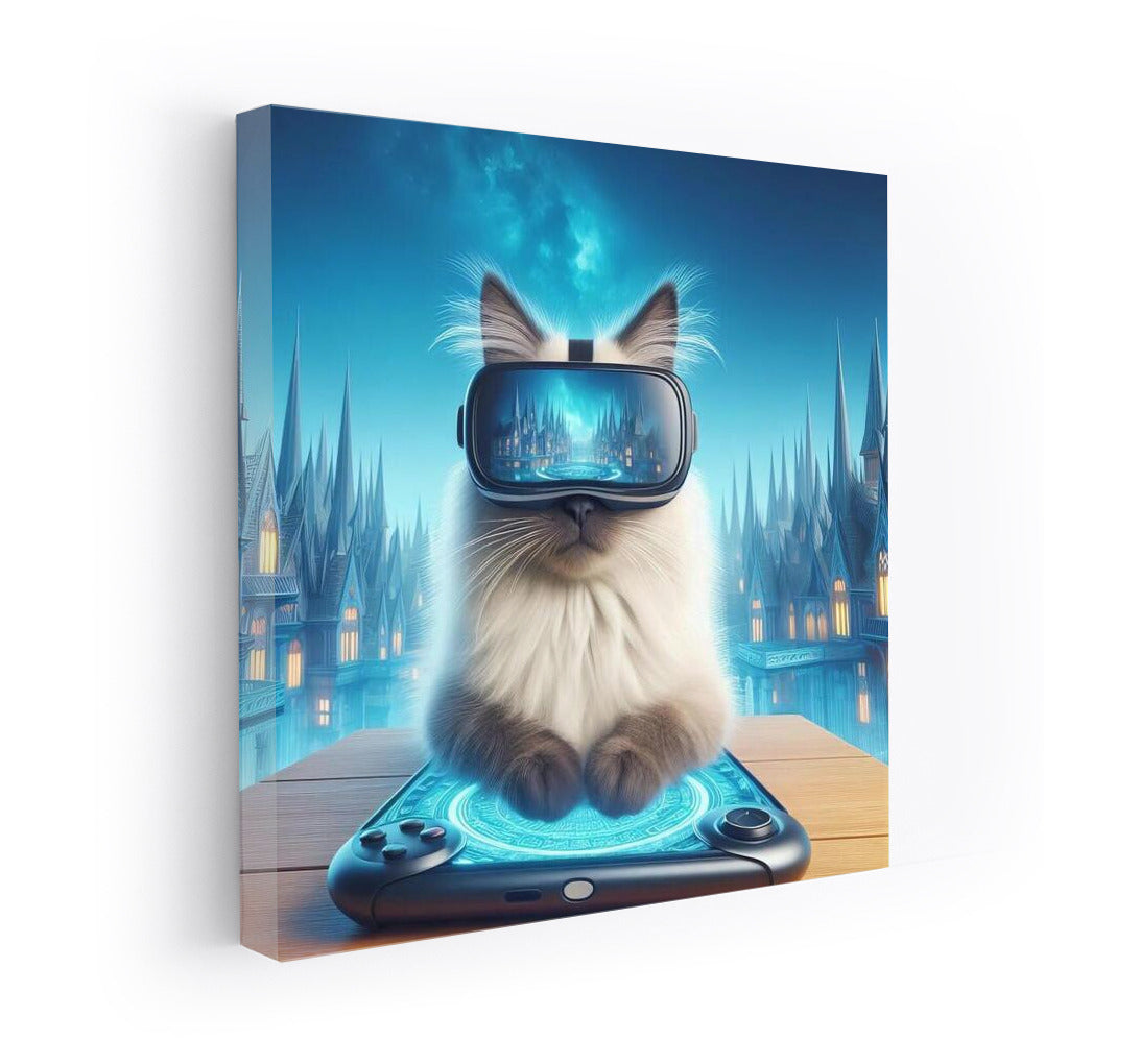 Burmese Cat in the Virtual World: Dive into Fantasy