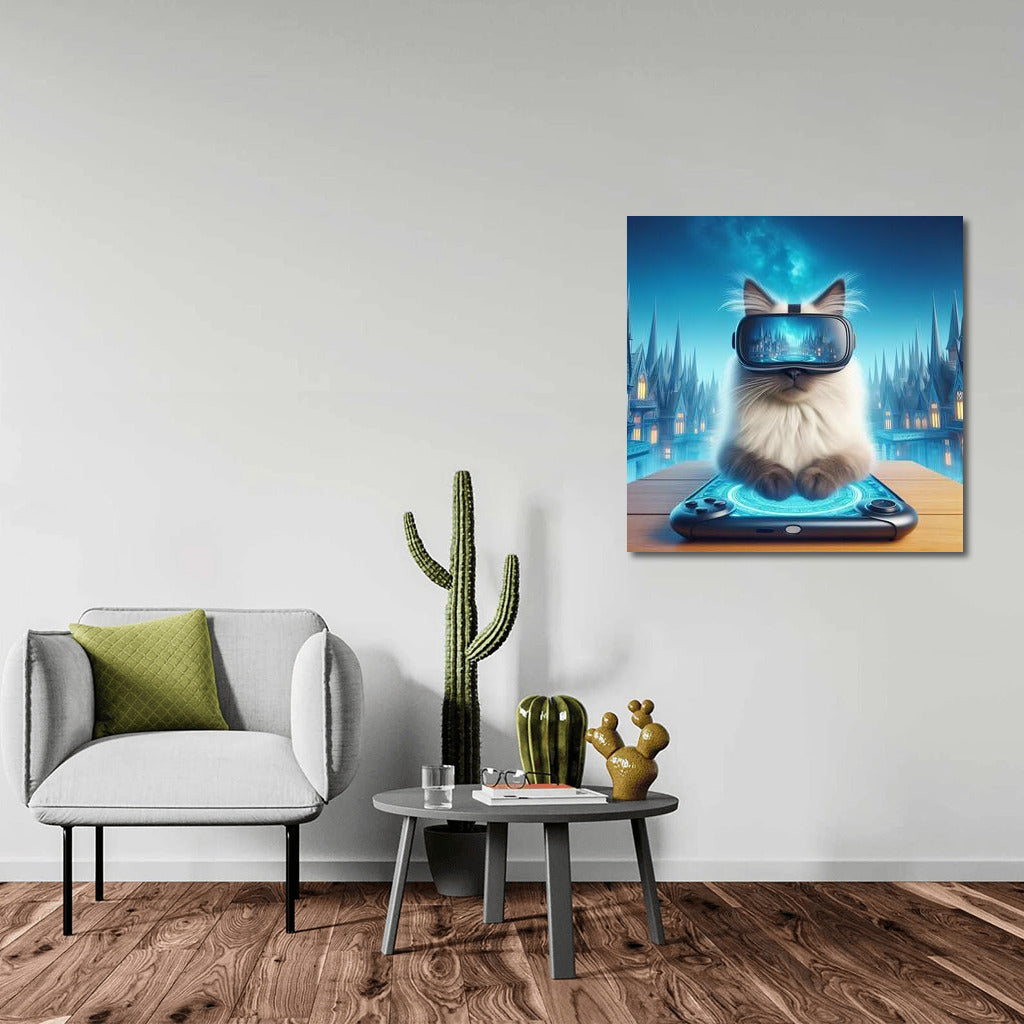 Burmese Cat in the Virtual World: Dive into Fantasy