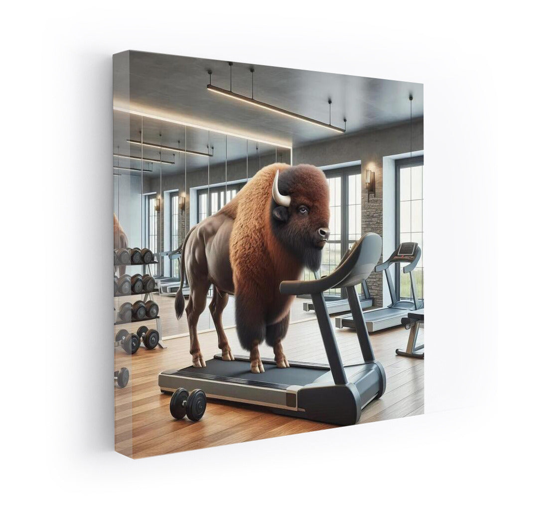 Bison on a Treadmill: Humor and Motivation in Fitness