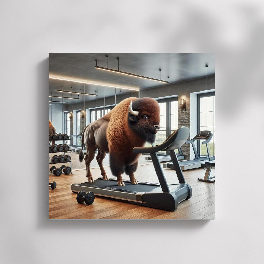 Bison on a Treadmill: Humor and Motivation in Fitness