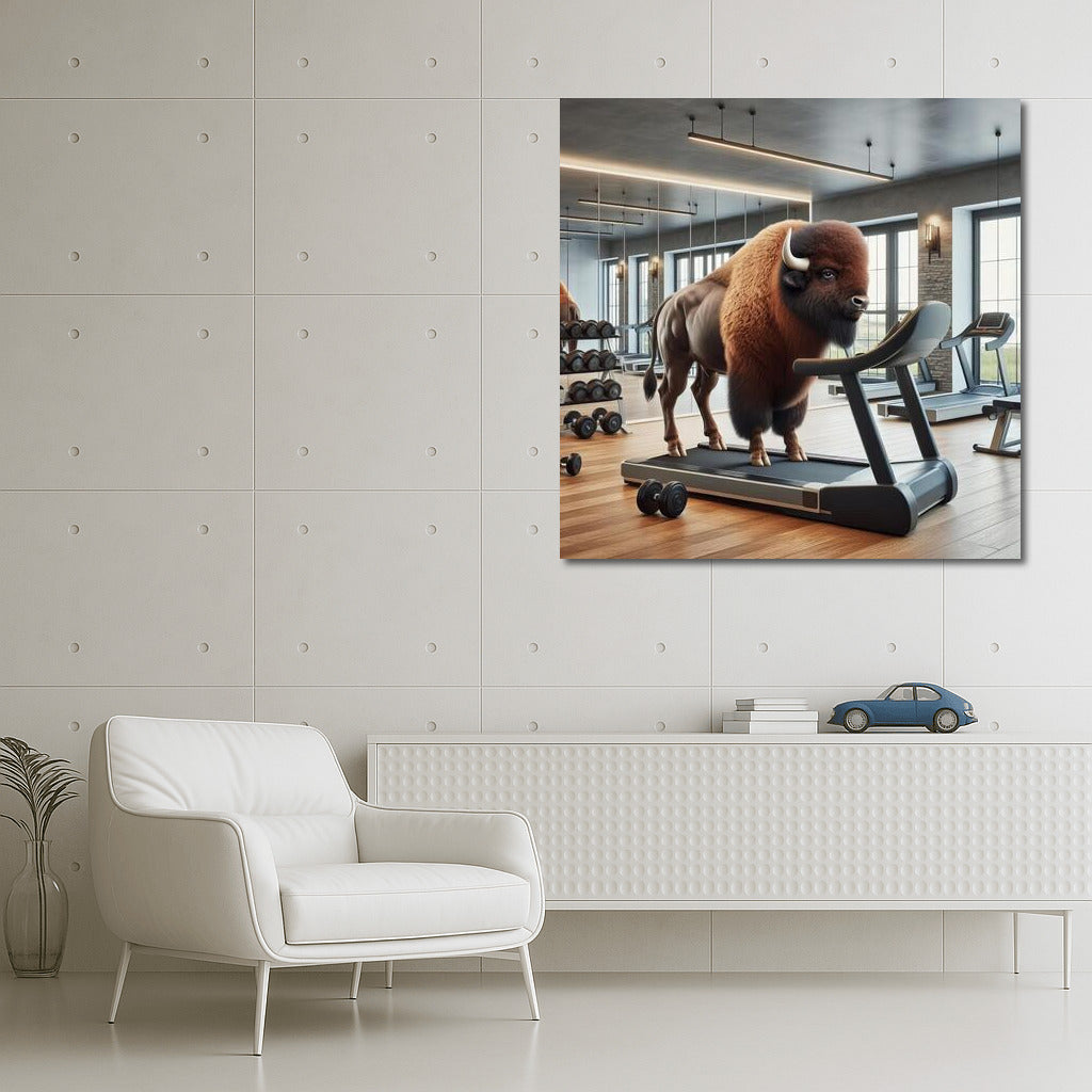 Bison on a Treadmill: Humor and Motivation in Fitness
