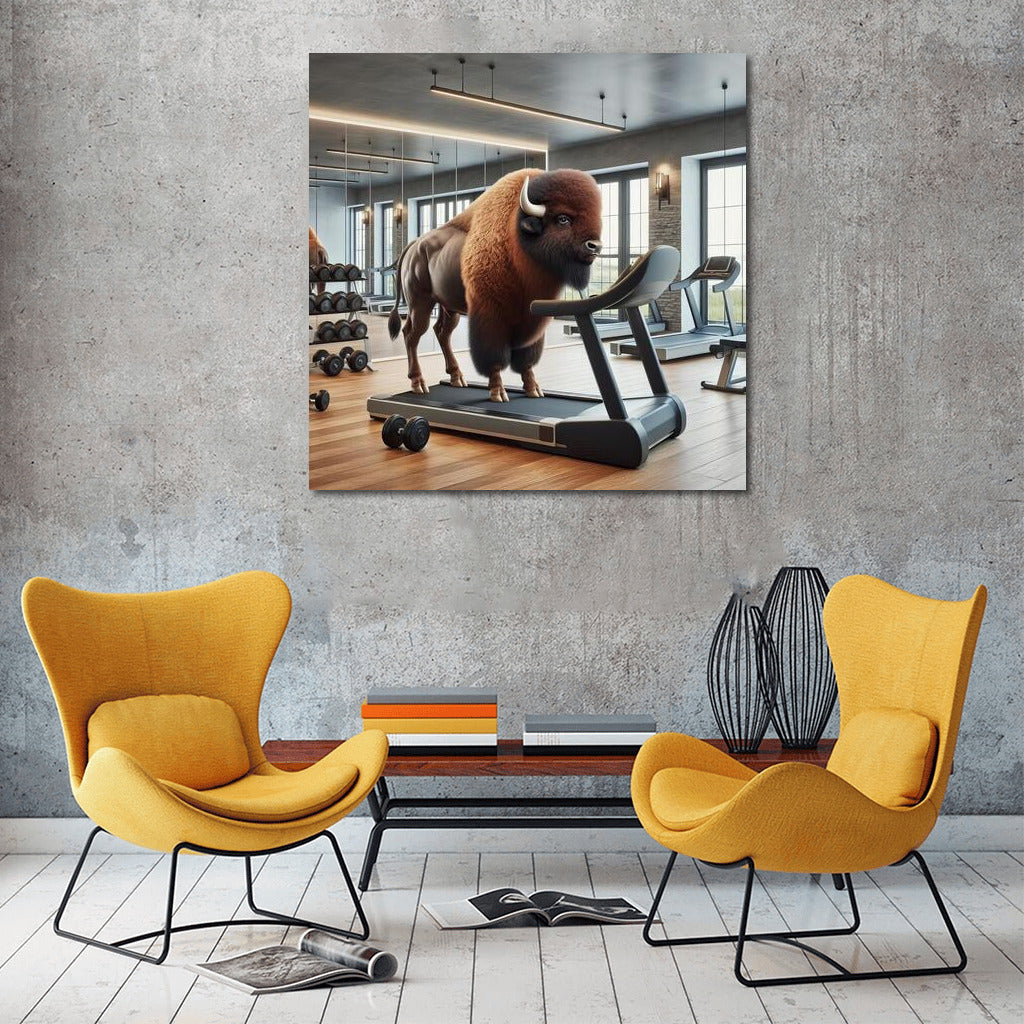 Bison on a Treadmill: Humor and Motivation in Fitness