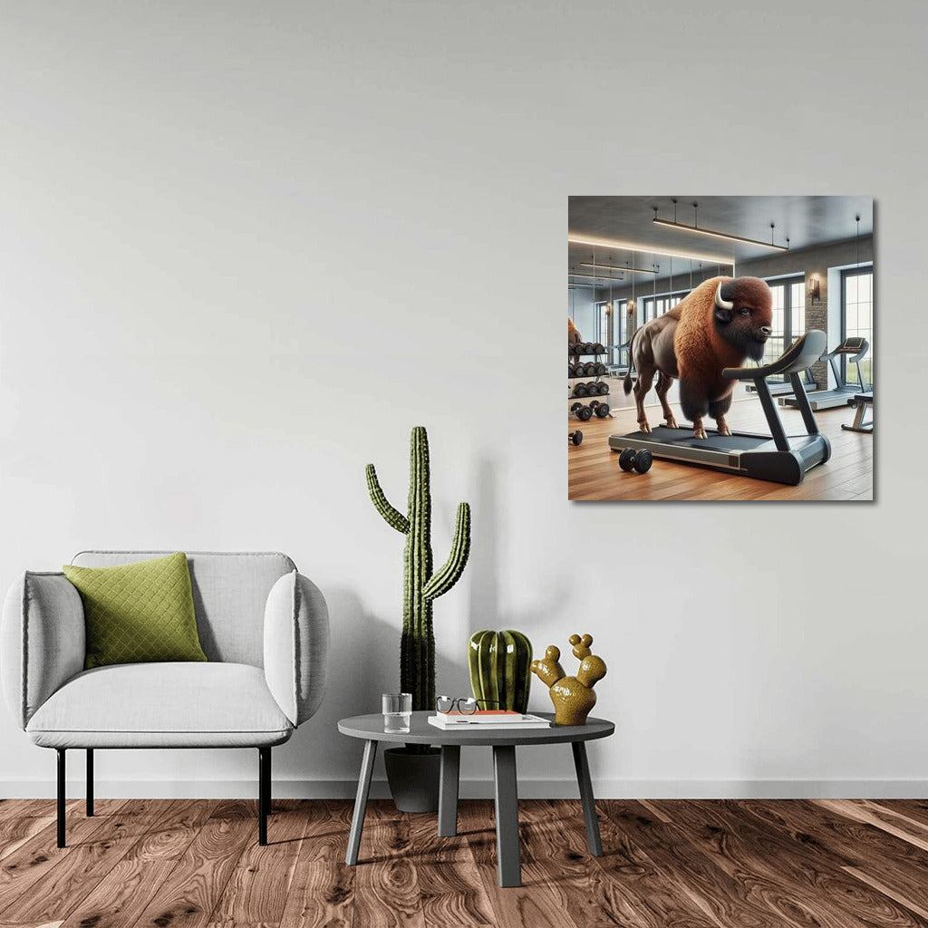Bison on a Treadmill: Humor and Motivation in Fitness