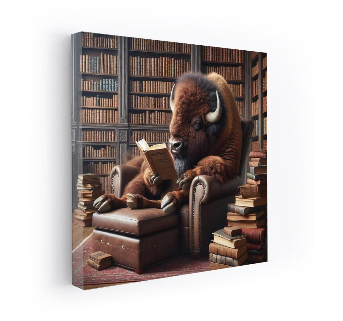 Bison in the Library: Cozy Reading Among Book Treasures