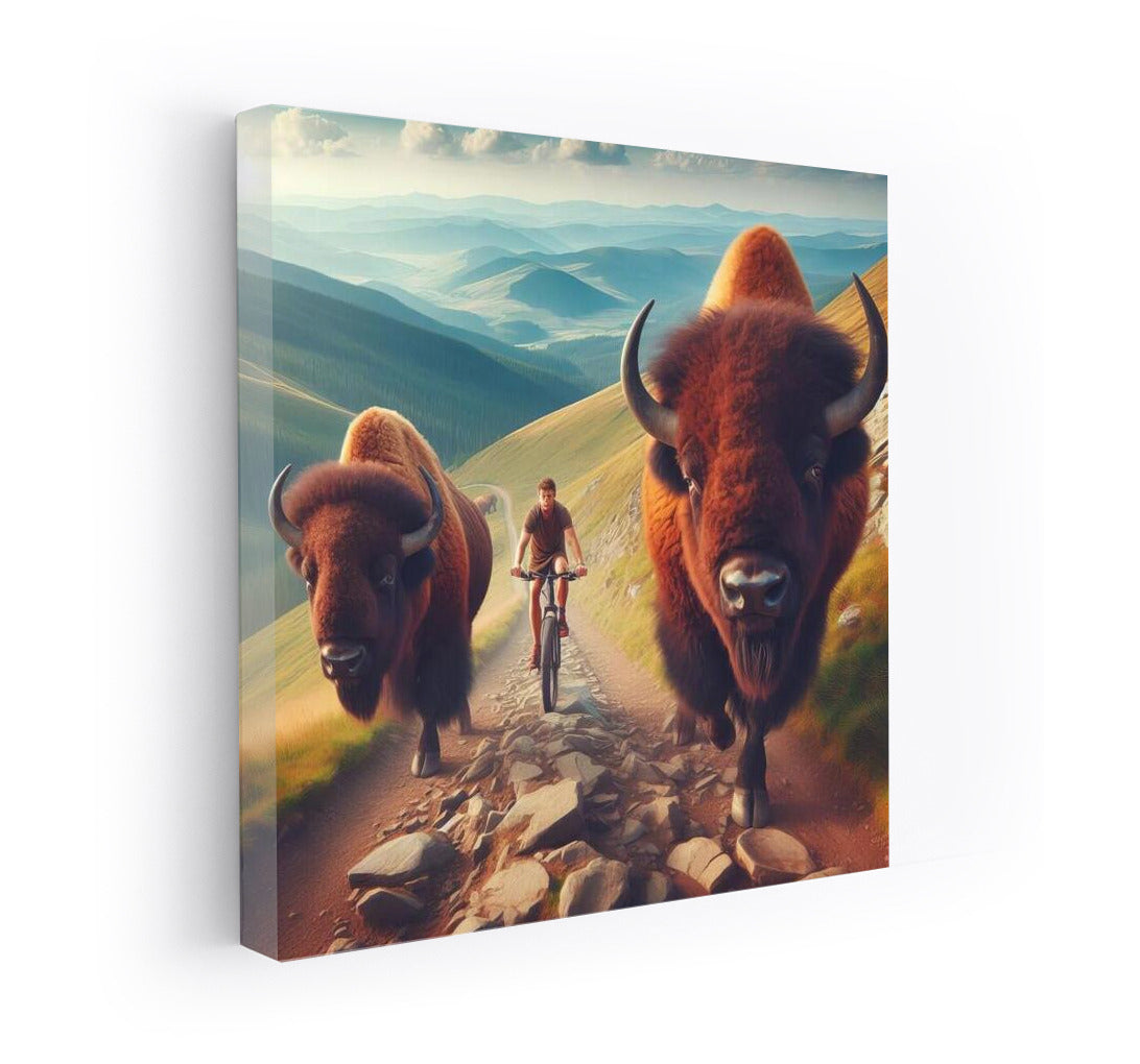 Bison on a Bicycle: The Greatness of Nature in Motion