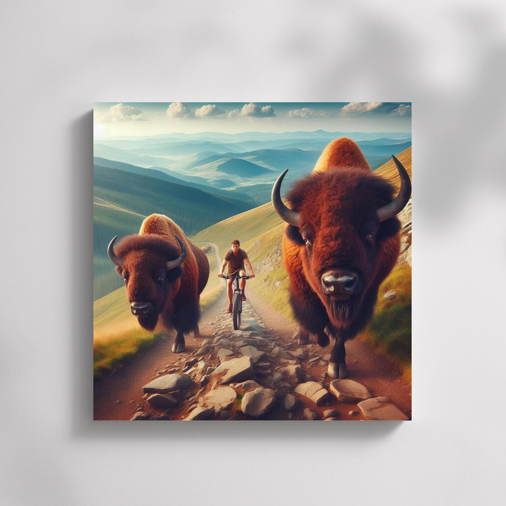 Bison on a Bicycle: The Greatness of Nature in Motion