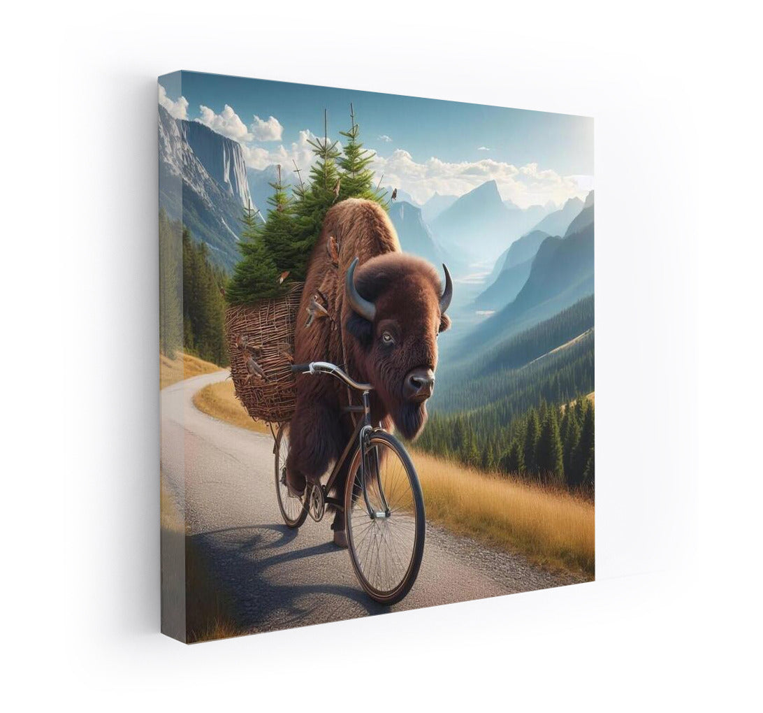 Bison's Bike Adventure: Conquering Mountain Trails