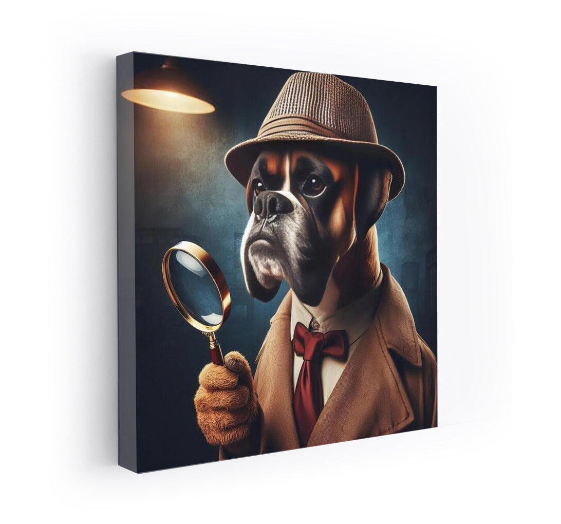 Boxer Detective: The Dog in the Investigation Hat