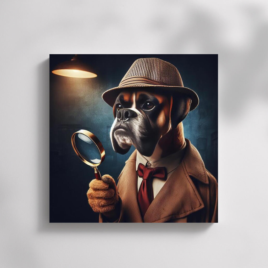 Boxer Detective: The Dog in the Investigation Hat