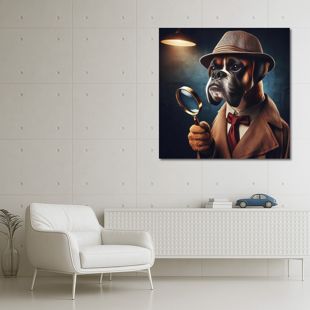 Boxer Detective: The Dog in the Investigation Hat
