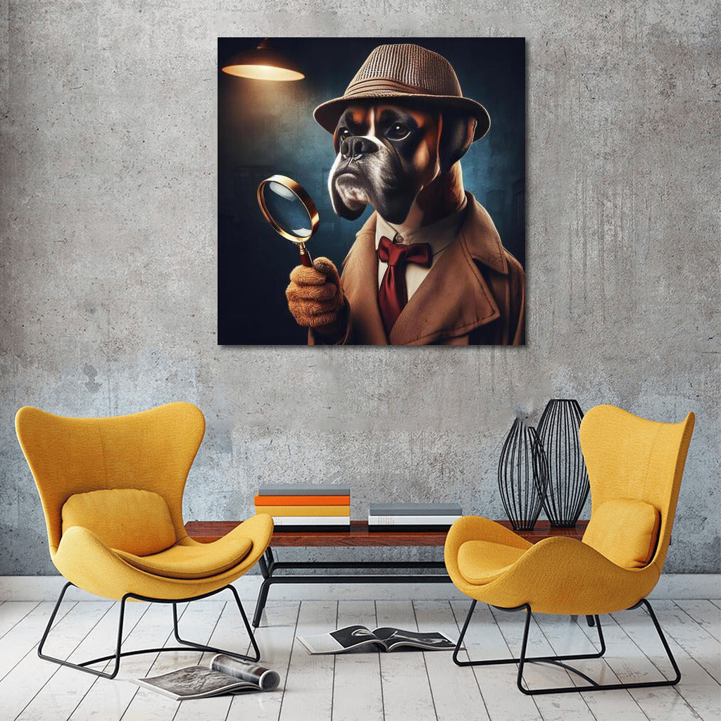 Boxer Detective: The Dog in the Investigation Hat