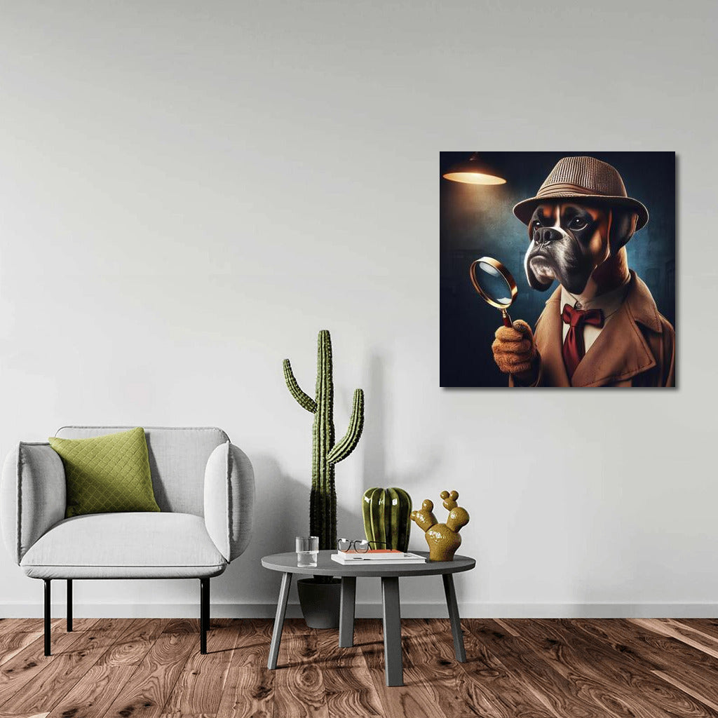Boxer Detective: The Dog in the Investigation Hat