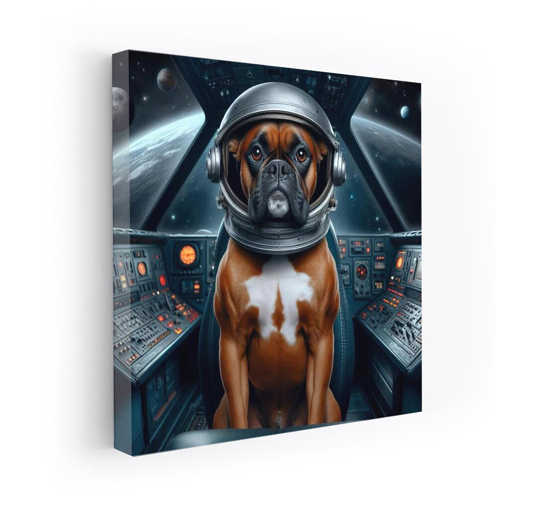 Boxer-traveler in a starship: Space adventure