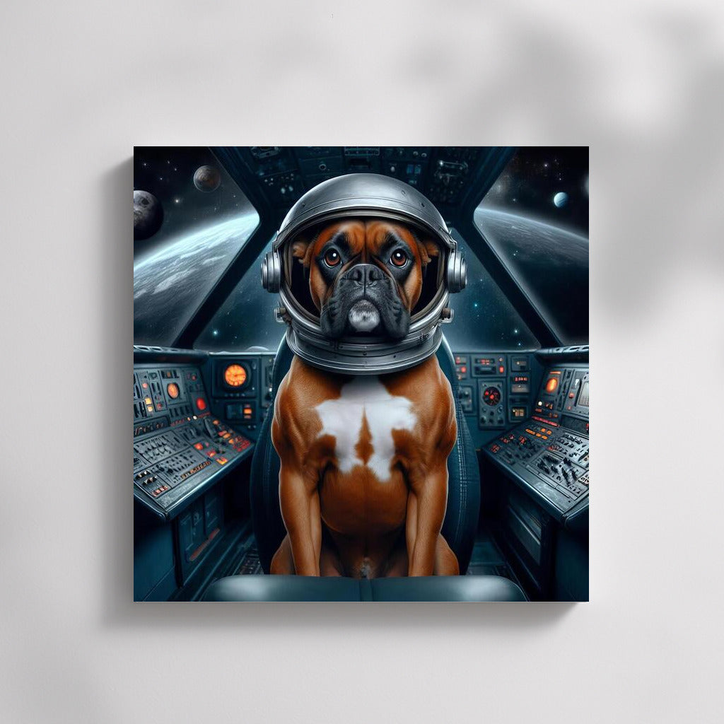 Boxer-traveler in a starship: Space adventure