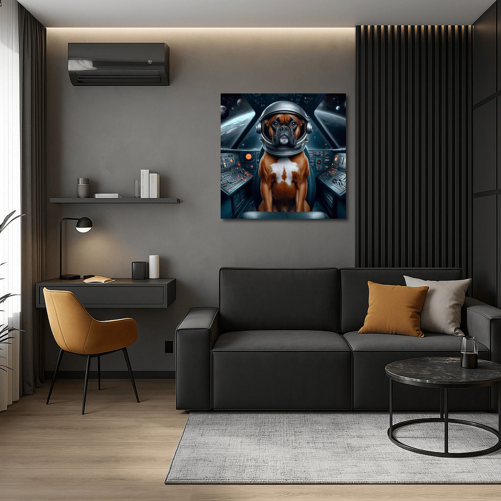 Boxer-traveler in a starship: Space adventure