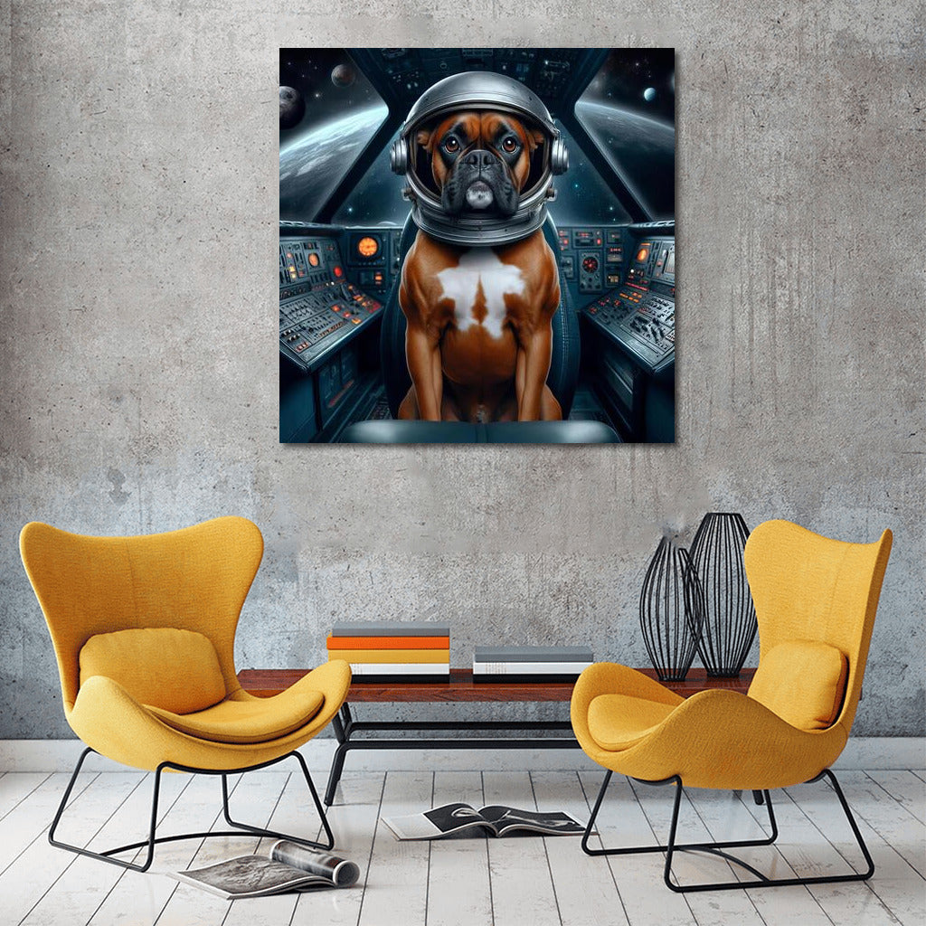 Boxer-traveler in a starship: Space adventure