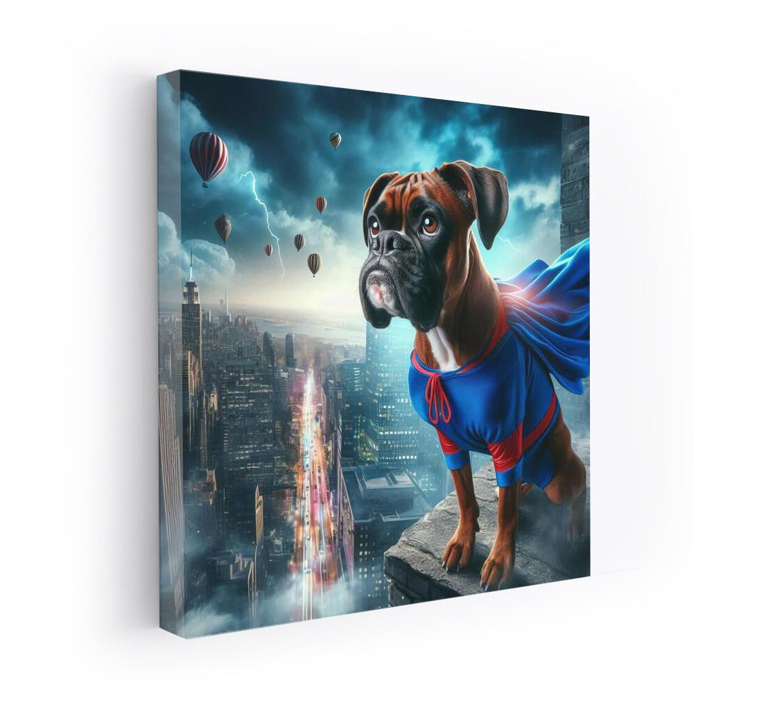 Superhero Boxer: City Defender from Villains