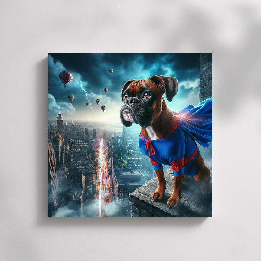 Superhero Boxer: City Defender from Villains
