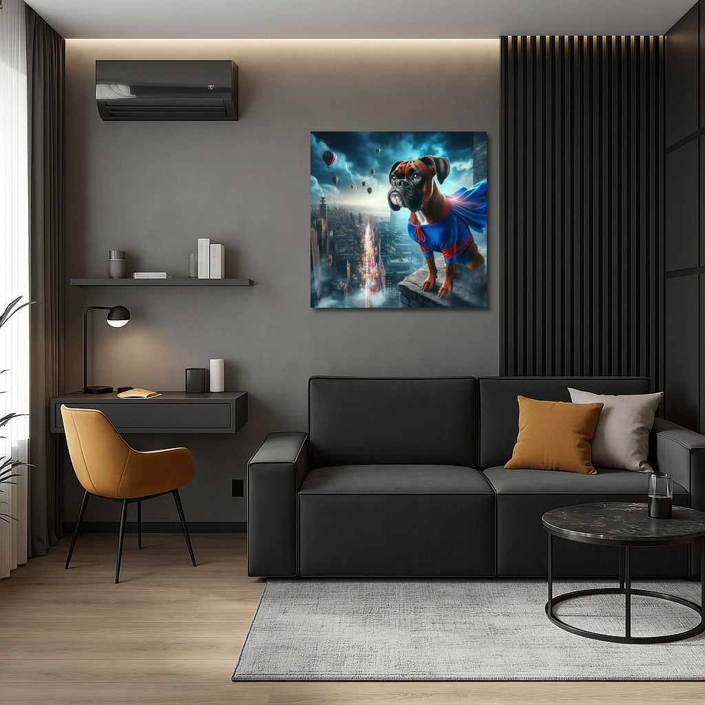 Superhero Boxer: City Defender from Villains