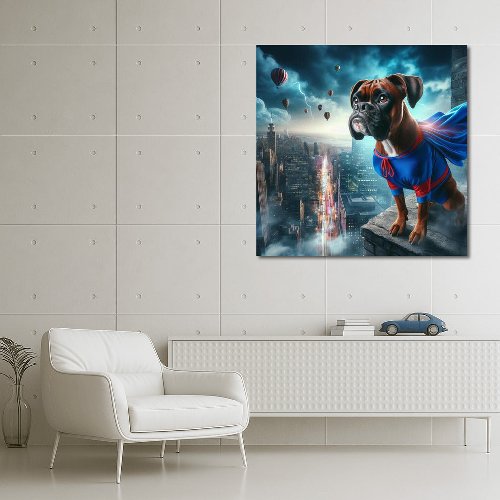 Superhero Boxer: City Defender from Villains