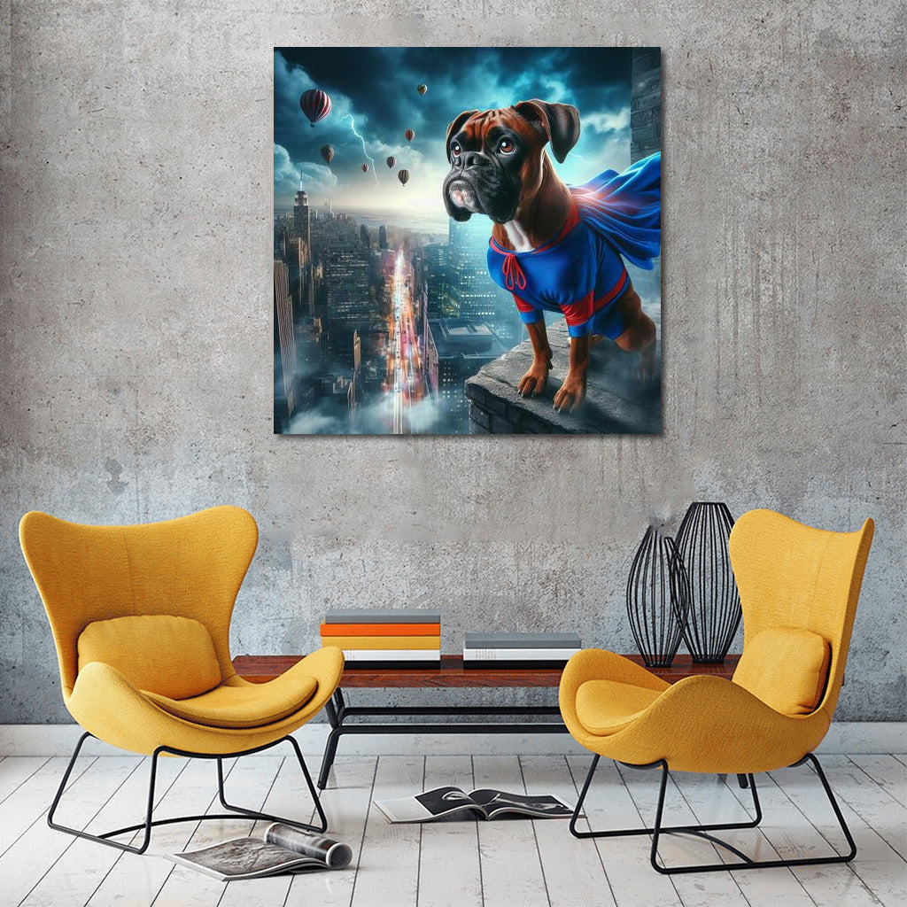 Superhero Boxer: City Defender from Villains