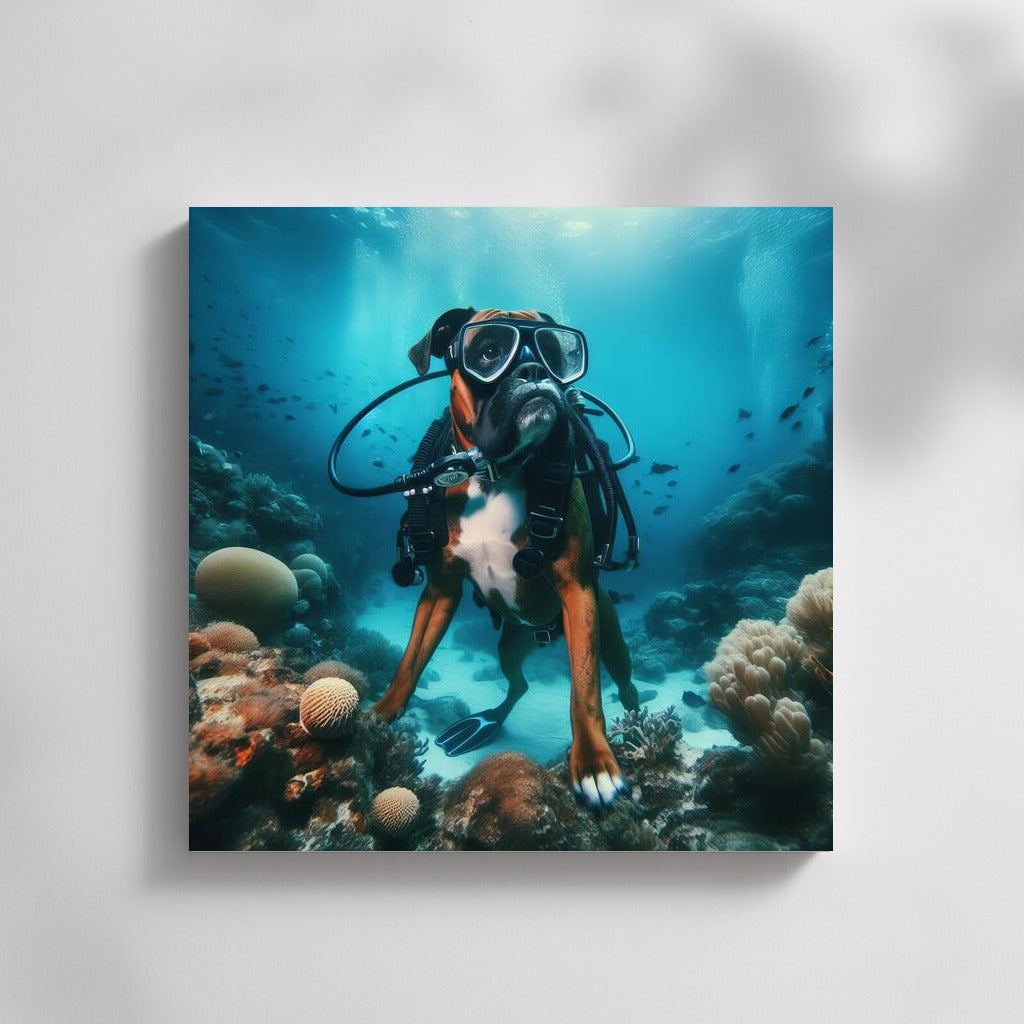 Scuba Boxer: Underwater Dive into a Fantasy World