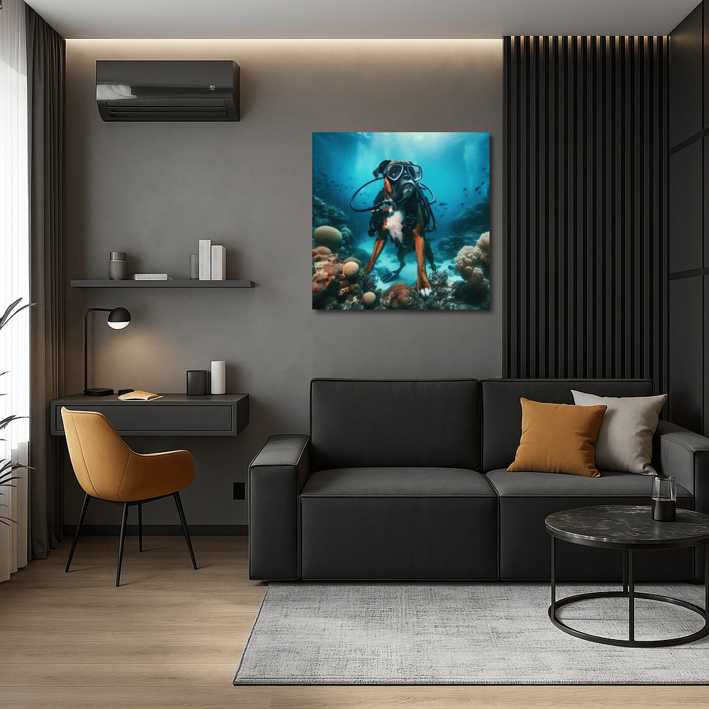 Scuba Boxer: Underwater Dive into a Fantasy World