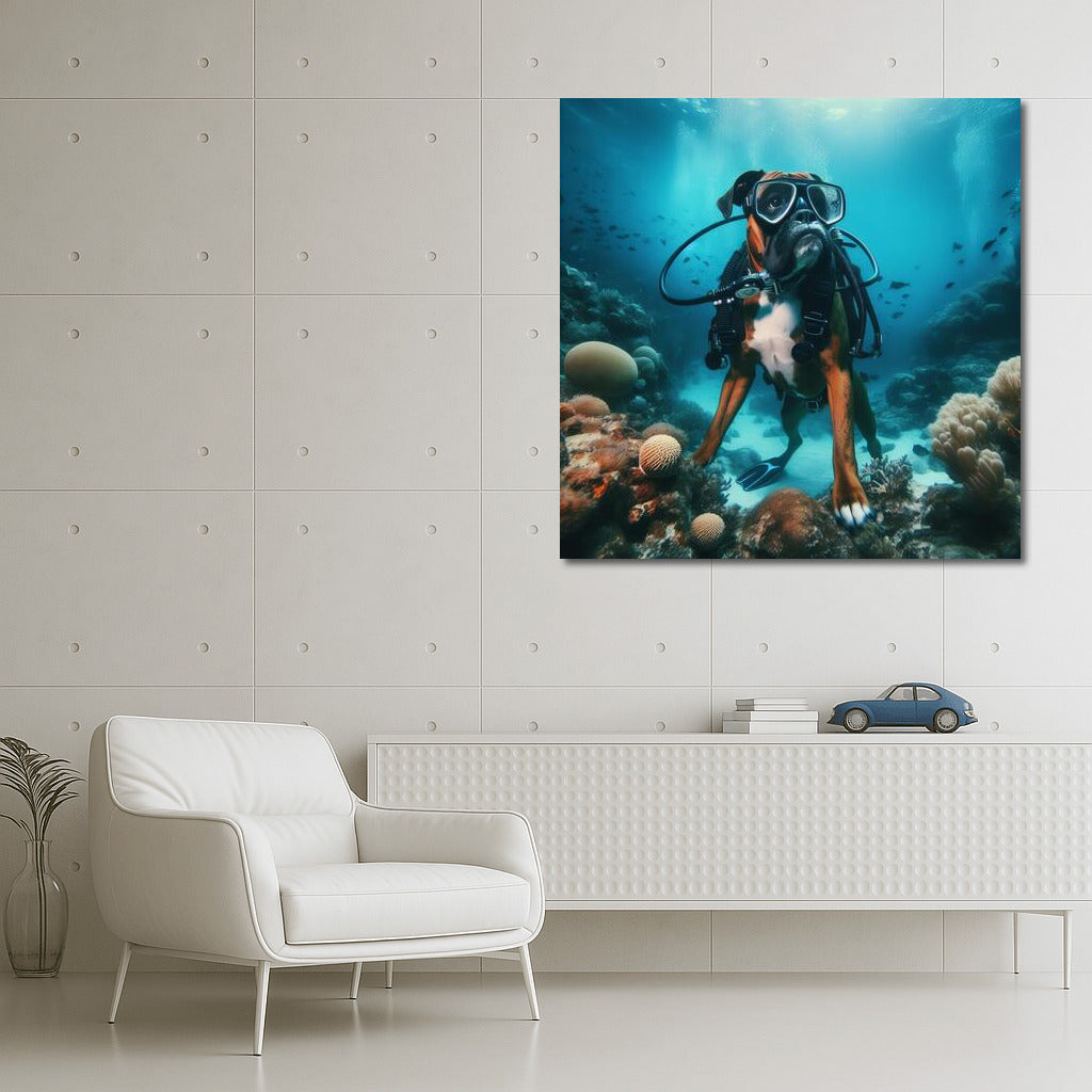 Scuba Boxer: Underwater Dive into a Fantasy World