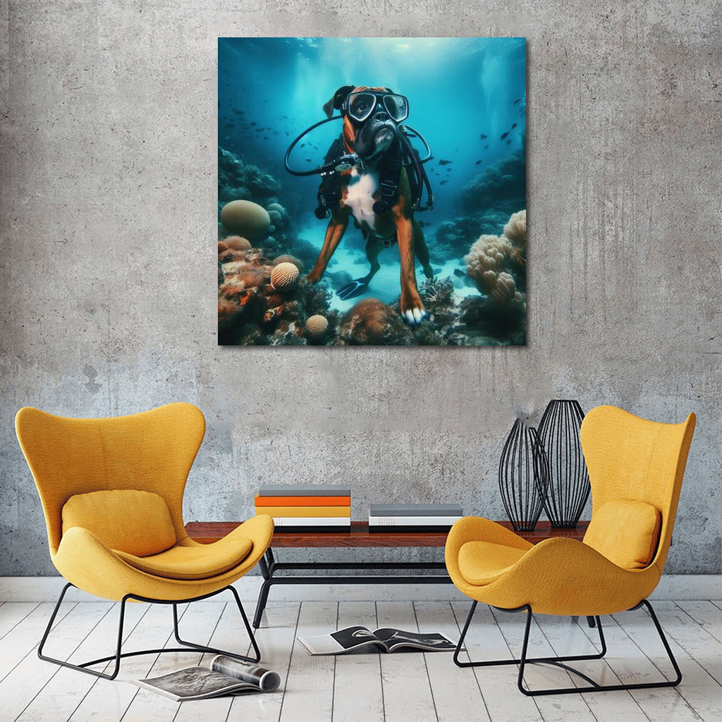 Scuba Boxer: Underwater Dive into a Fantasy World