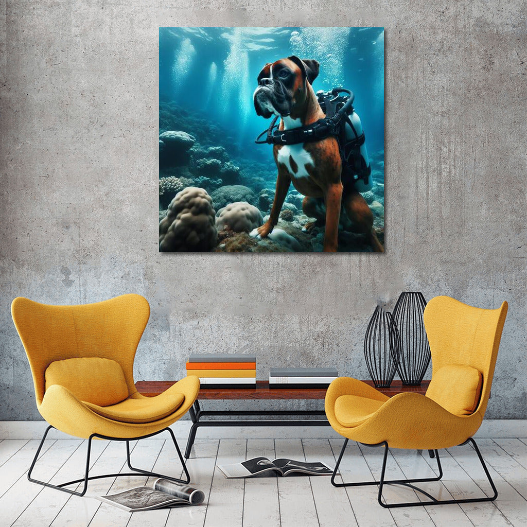 Boxer's Underwater Adventures in Scuba: Exploring the Secret Kingdom
