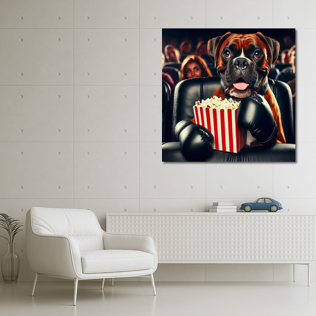 Cinema Knockout: Popcorn Boxer at the Cinema