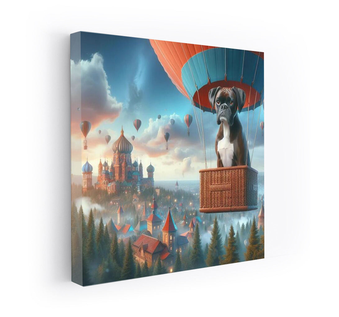 Boxer in the Sky: Flight Over the Fairytale City