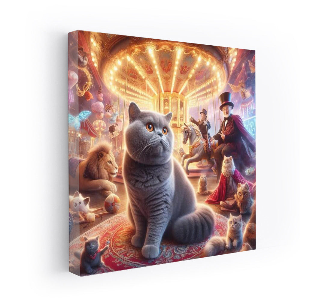British Shorthair in Wonderland: Fair Magic and Mysterious Magicians