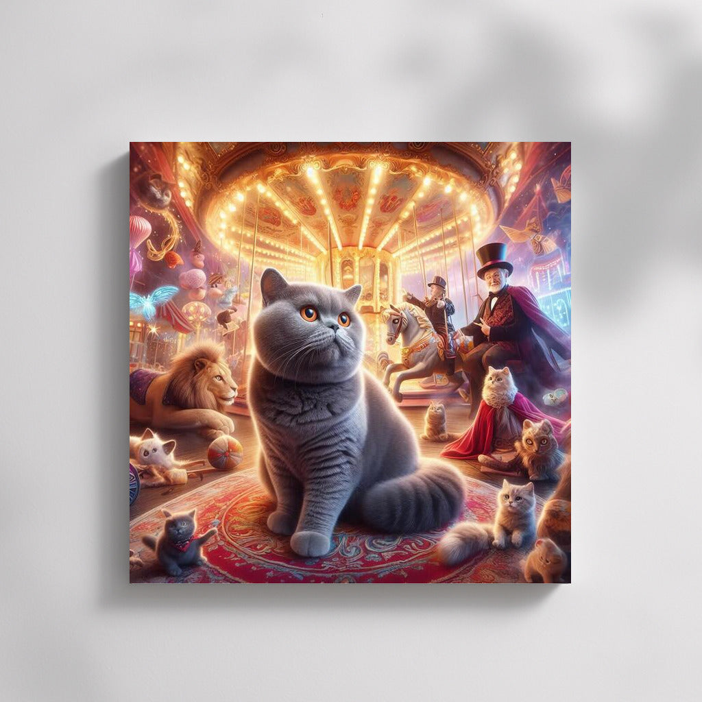 British Shorthair in Wonderland: Fair Magic and Mysterious Magicians