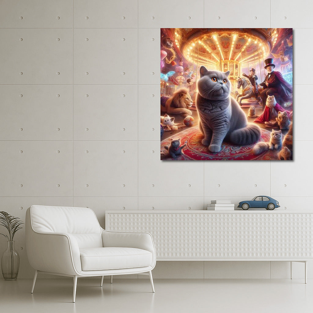 British Shorthair in Wonderland: Fair Magic and Mysterious Magicians