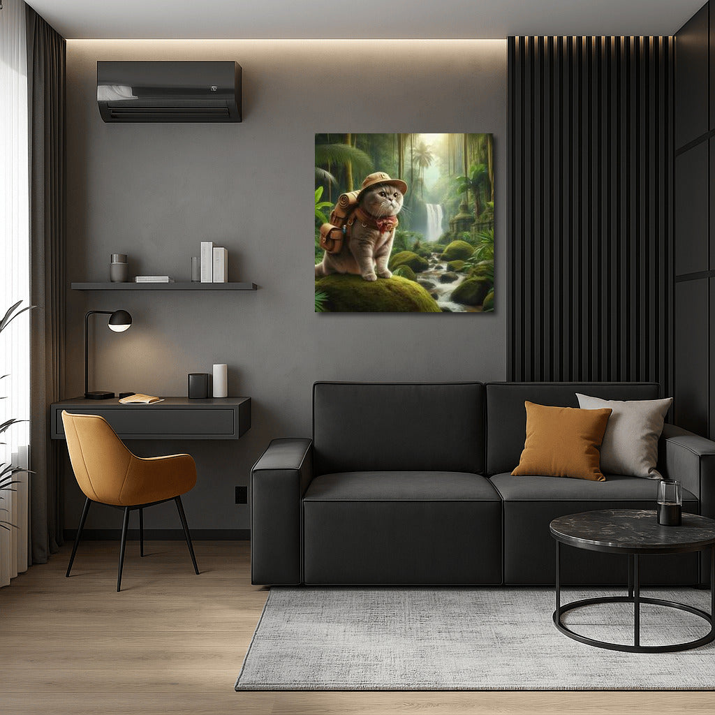 British Shorthair Jungle Explorer: An Exotic Adventure