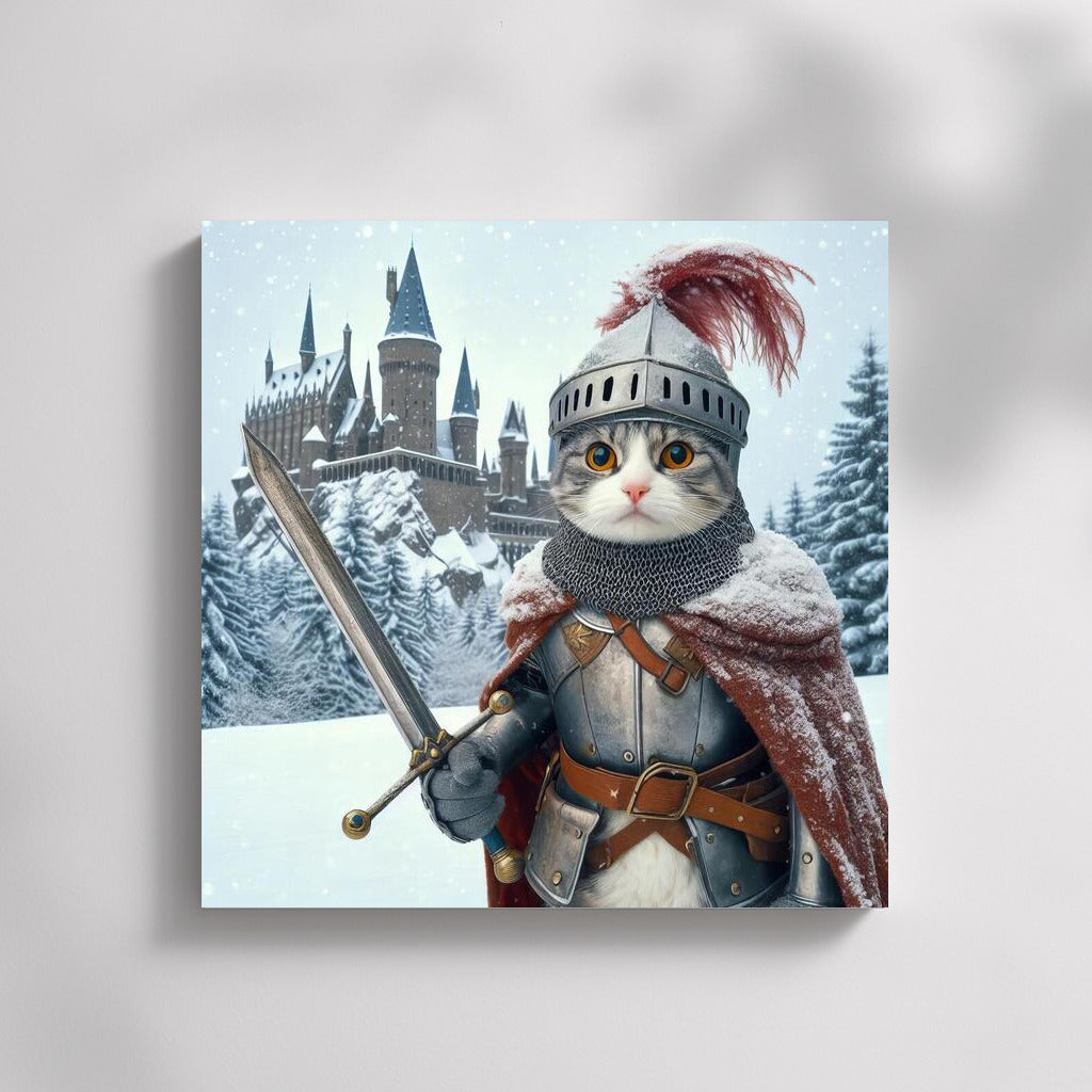 British Knight Cat: Defender of the Castle