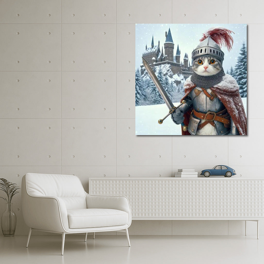 British Knight Cat: Defender of the Castle