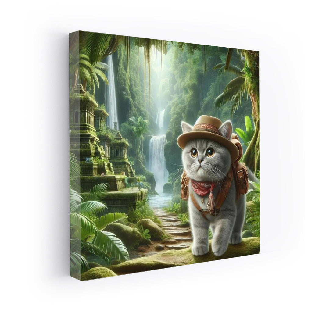 British Shorthair Jungle Explorer: Adventures in Your Interior
