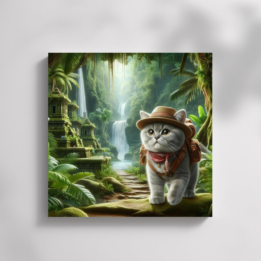 British Shorthair Jungle Explorer: Adventures in Your Interior